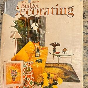 Vintage Budget Decorating Book with color photos of rooms from 1971